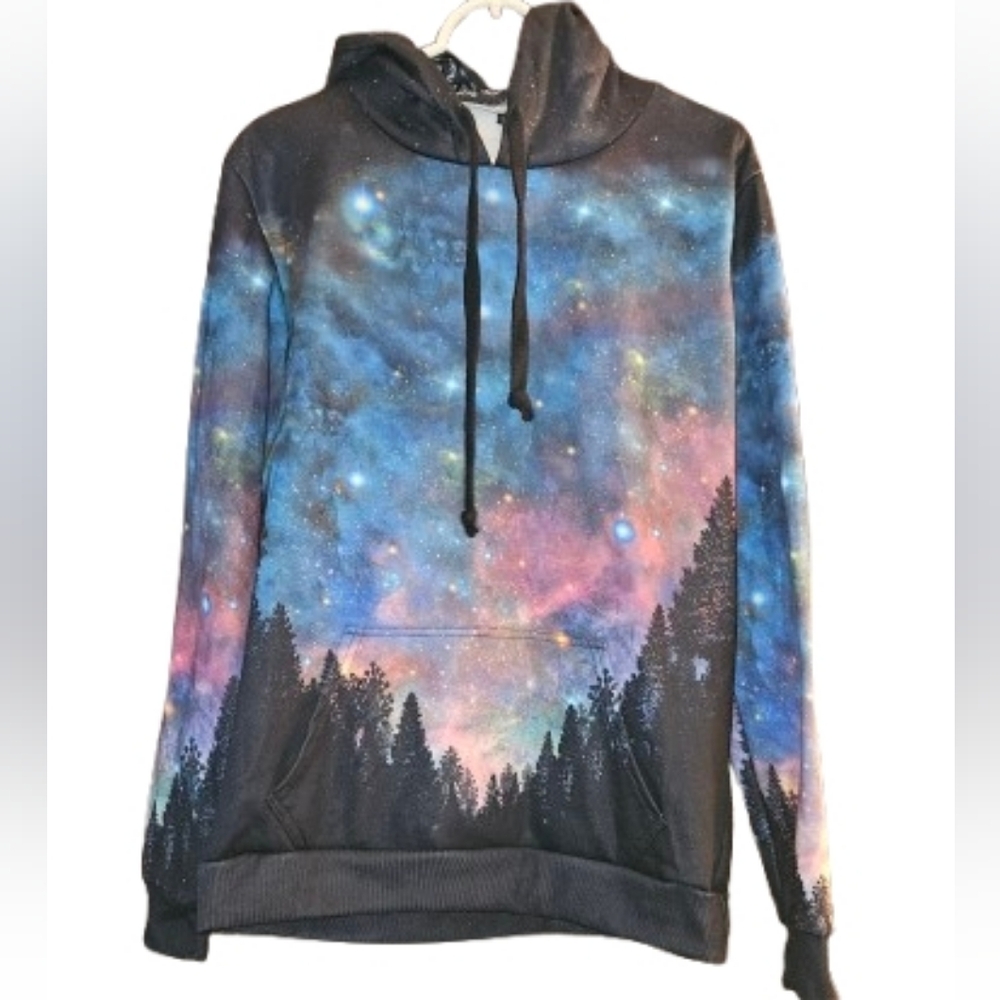 Galaxy Hoodie, Size Small, Unisex
